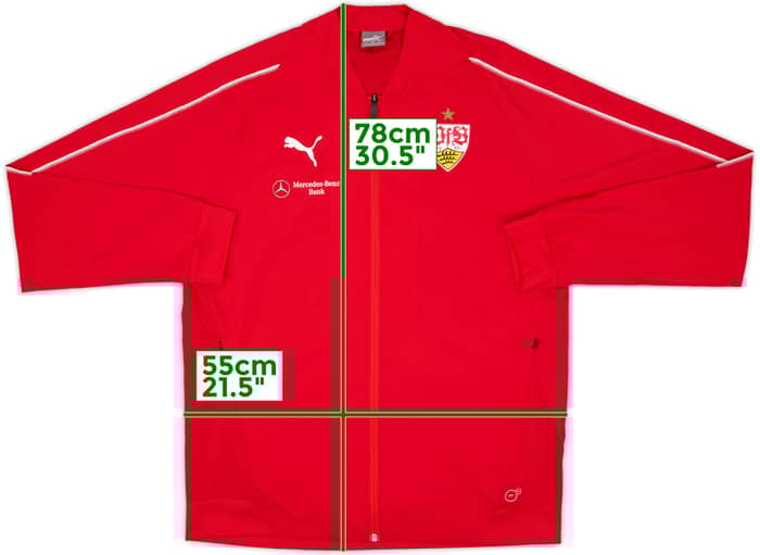 2017-18 Stuttgart Puma Track Jacket - 8/10 - (L)