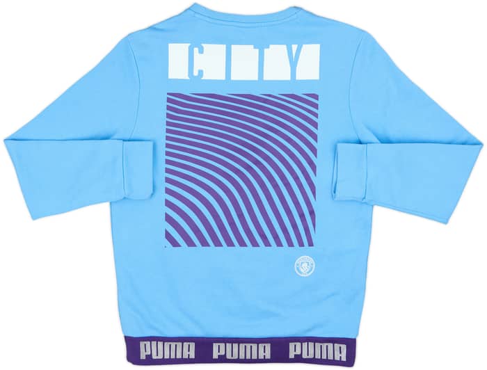 2019-20 Manchester City Puma Sweat Top - 8/10 - (S)