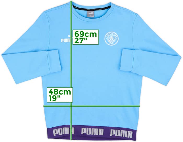 2019-20 Manchester City Puma Sweat Top - 8/10 - (S)