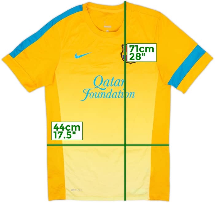 2013-14 Barcelona Nike Training Shirt - 6/10 - (S)