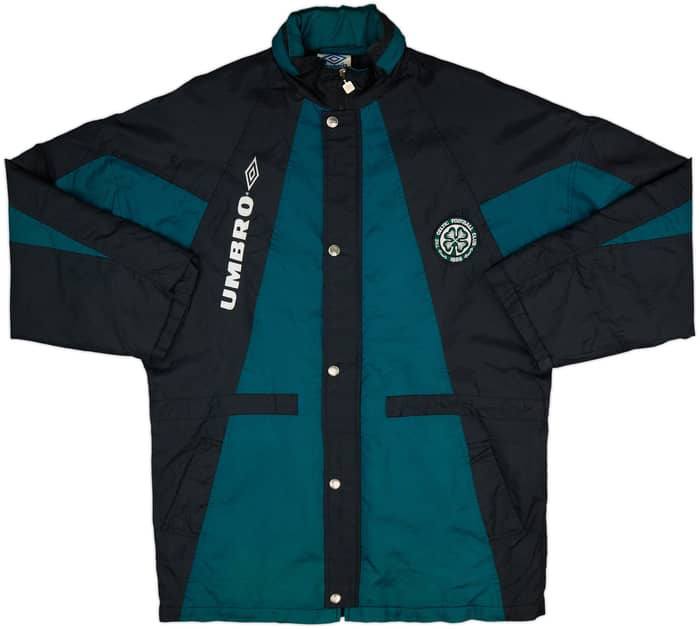 1995-96 Celtic Umbro Padded Bench Coat - 8/10 - (L)