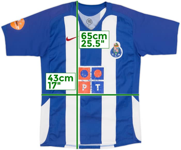 Camiseta de local del Porto 2005-06 - 5/10 - (Niños L.)