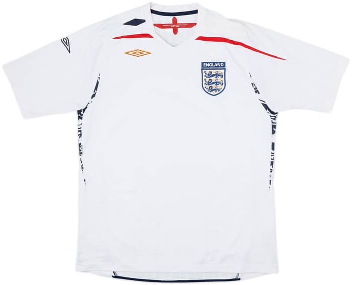 2007-09 England Home Shirt - 4/10 - (L)