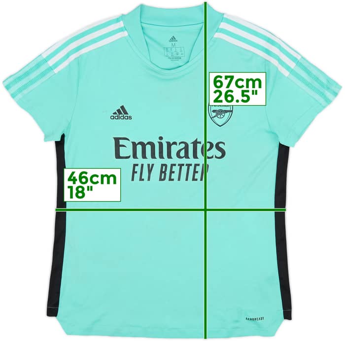 2021-22 Arsenal adidas Training Shirt - 8/10 - (Women's M)