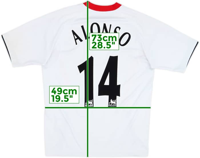 2005-06 Liverpool Away Shirt Alonso #14 - 6/10 - (M)