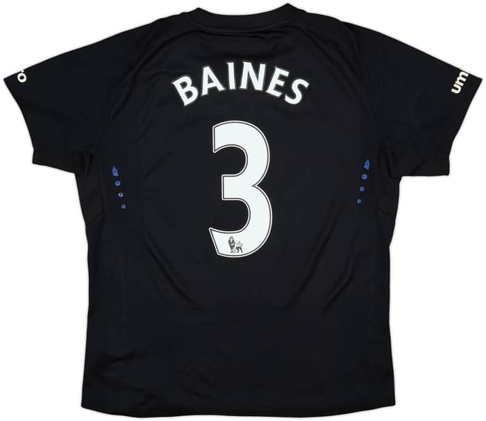2014-15 Everton Away Shirt Baines #3 - 6/10 - (M)