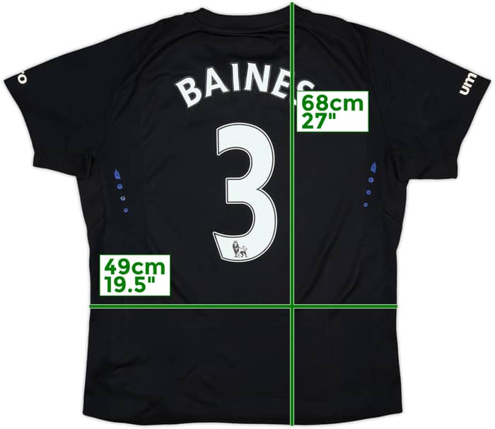 2014-15 Everton Away Shirt Baines #3 - 6/10 - (M)