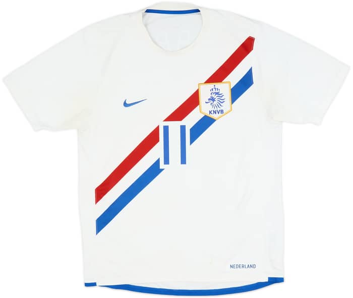 2006-08 Netherlands Away Shirt Robben #11 - 7/10 - (L)