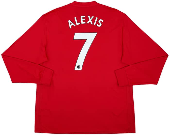 2017-18 Manchester United Home L/S Shirt Alexis #7 - 5/10 - (XL)