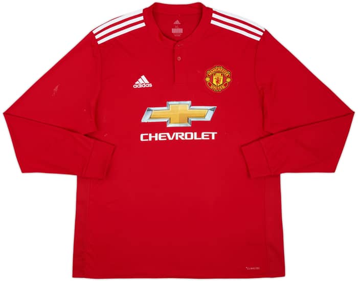 2017-18 Manchester United Home L/S Shirt Alexis #7 - 5/10 - (XL)