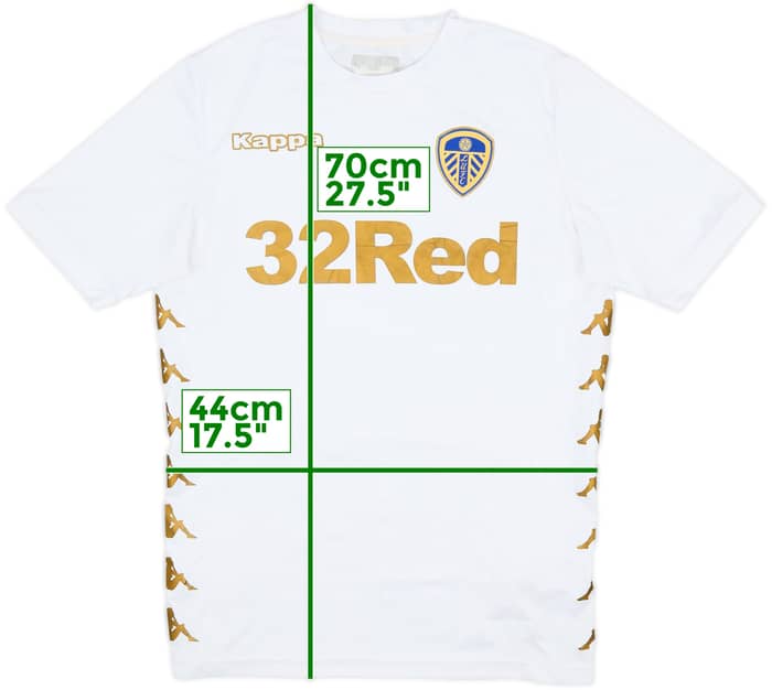 2017-18 Leeds United Home Shirt - 8/10 - (M)