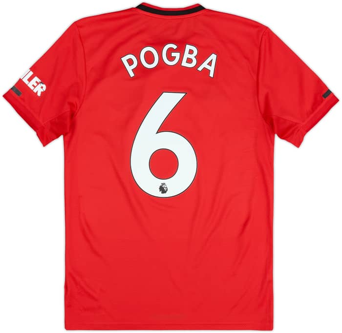 2019-20 Manchester United Home Shirt Pogba #6 - 9/10 - (S)