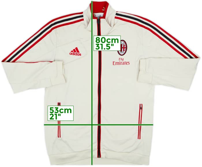 2012-13 AC Milan adidas Track Jacket - 6/10 - (M/L)
