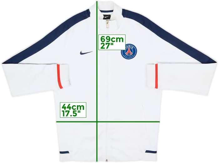 2015-16 Paris Saint-Germain Nike Track Jacket - 5/10 - (S)