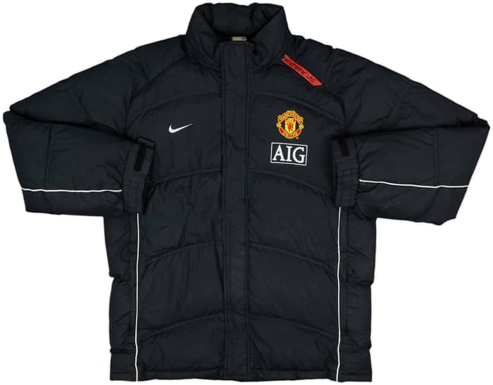 2008-09 Manchester United Nike Padded Bench Coat - 8/10 - (M)