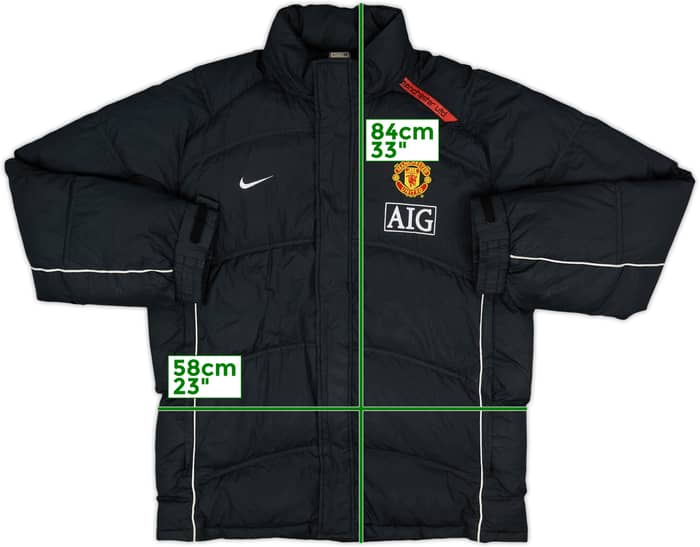 2008-09 Manchester United Nike Padded Bench Coat - 8/10 - (M)