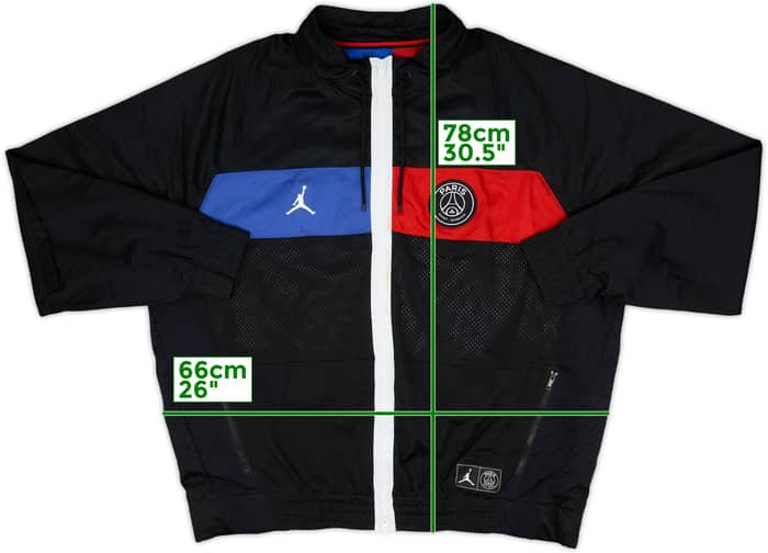 2020-21 Paris Saint-Germain Jordan Track Jacket - 5/10 - (XL)