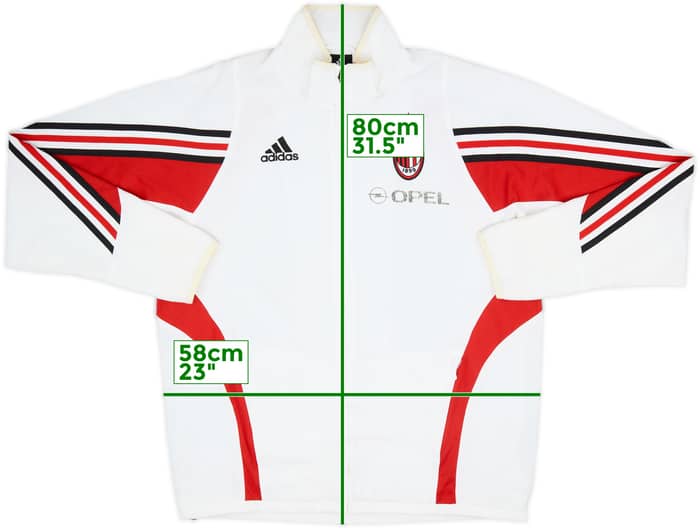 2003-04 AC Milan adidas Track Jacket - 5/10 - (M)