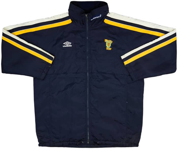 1998-00 Scotland Player Issue Umbro Padded Bench Coat - 9/10 - (XL)