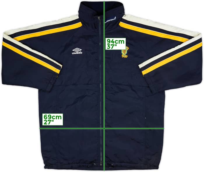1998-00 Scotland Player Issue Umbro Padded Bench Coat - 9/10 - (XL)