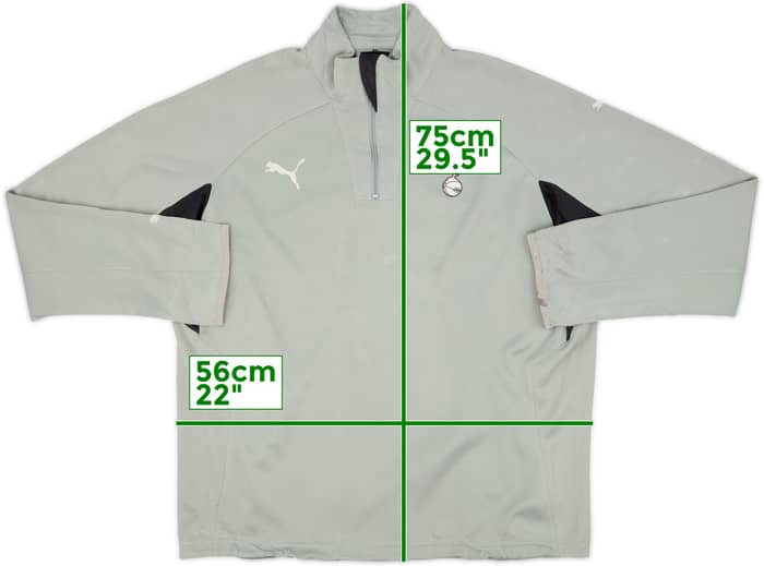 2008-09 Tottenham Puma 1/4 Zip Drill Top - 6/10 - (XXL)