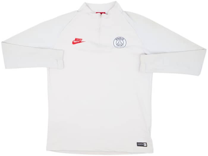 2019-20 Paris Saint-Germain Nike 1/4 Zip Drill Top - 6/10 - (M)