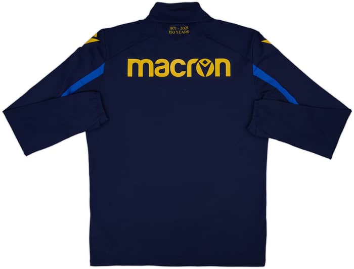 2021-22 Reading Staff Issue Macron 1/4 Zip Training Top KW - 8/10 - (L)