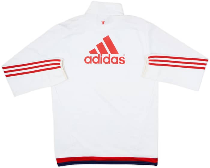 2015-16 Manchester United adidas 1/4 Zip Drill Top - 6/10 - (S)