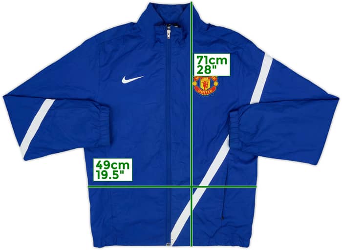 2011-12 Manchester Unidos Nike Chaqueta de entrenamiento - 6/10 - (S)