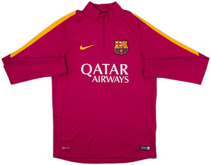 2016-17 Barcelona Nike 1/4 Zip Drill Top - 4/10 - (M)