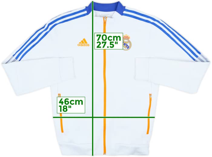 2021-22 Real Madrid adidas Track Jacket - 6/10 - (S)