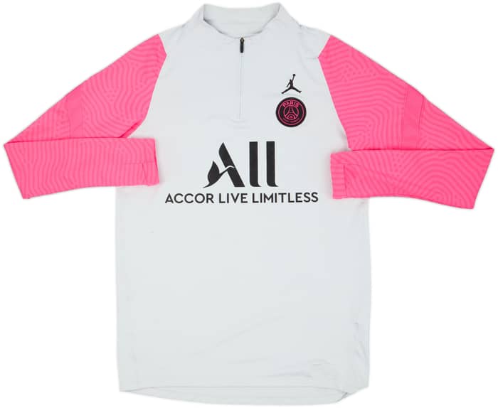 2020-21 Paris Saint-Germain x Air Jordan 1/4 Zip Drill Top - 7/10 - (M)