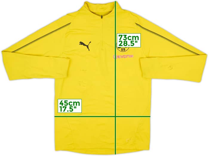 2017-18 Borussia Dortmund Puma 1/4 Zip Training Top - 4/10 - (S)