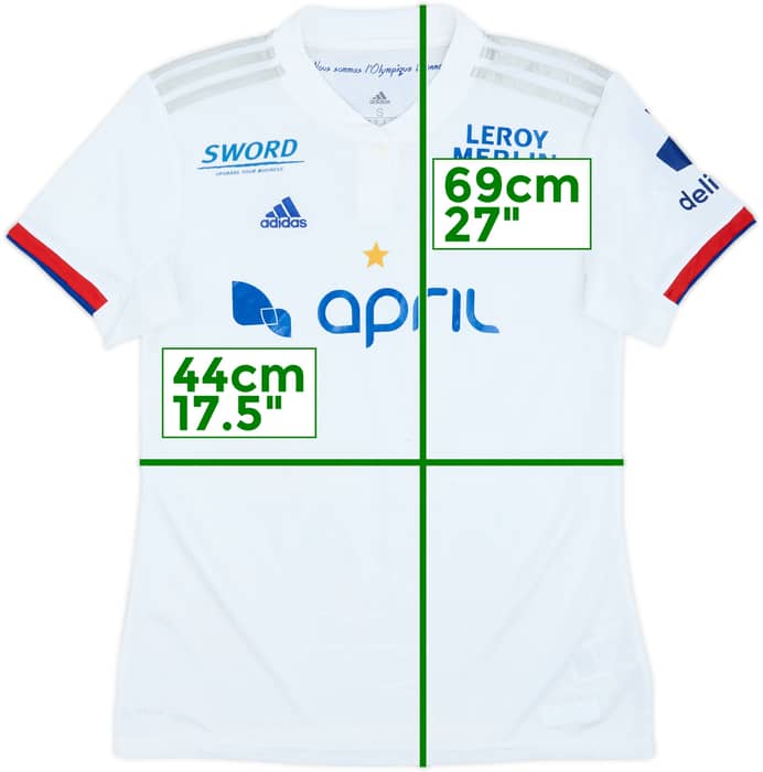 2019-20 Lyon Womens Home Shirt - 6/10 - (Women's S)