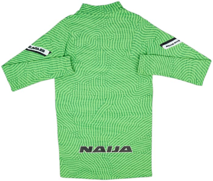 2020-21 Nigeria Nike Dri-Fit 1/4 Zip Drill Top - 8/10 - (XS)