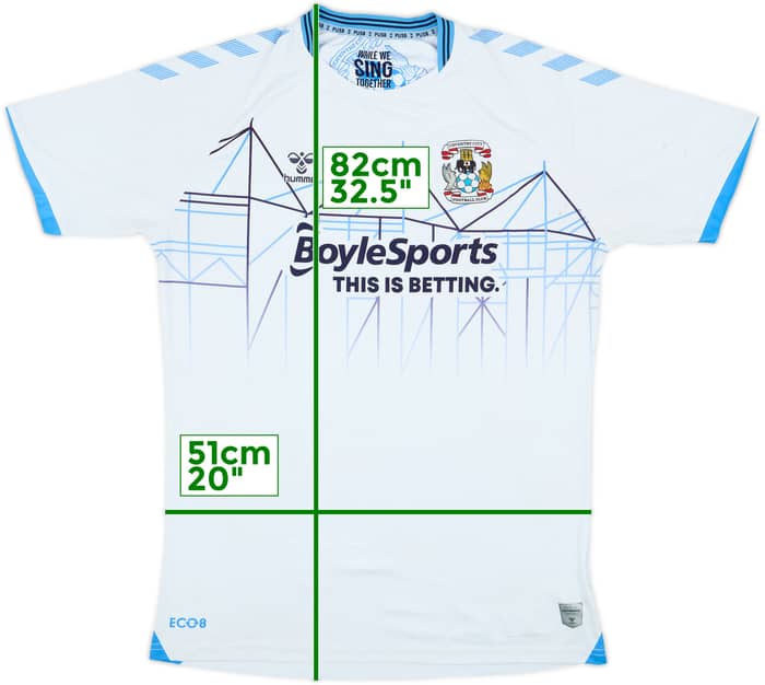 2021-22 Coventry Fourth Shirt - 4/10 - (XL)