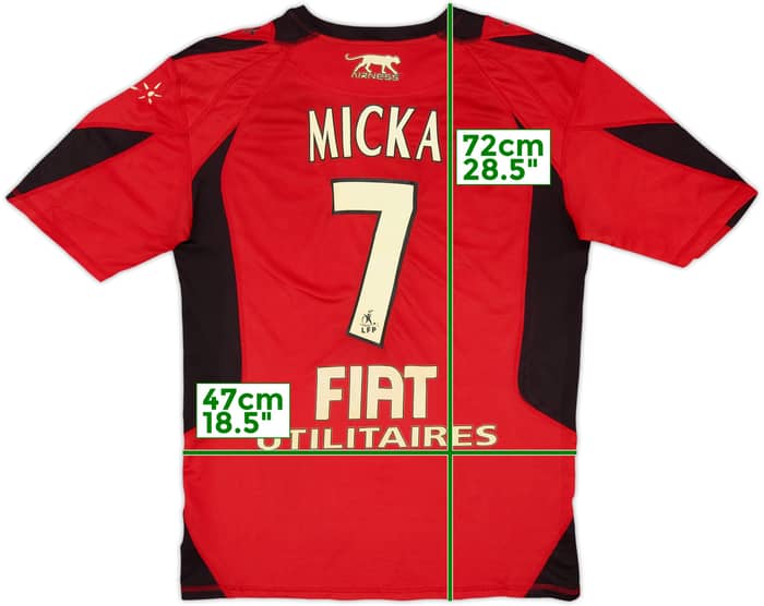 2006-07 Rennes Home Shirt Micka #7 - 6/10 - (XL)