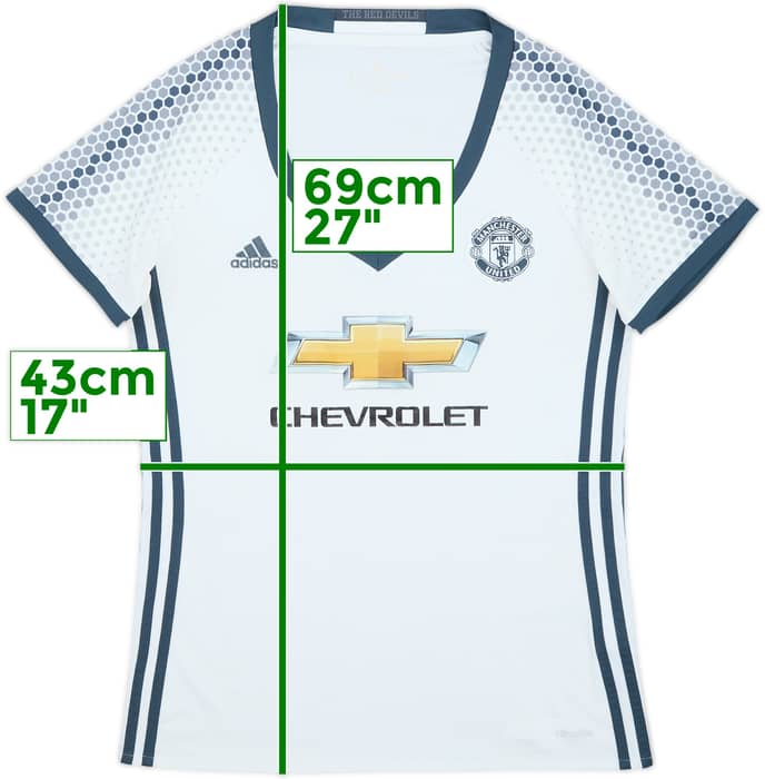 2016-17 Manchester United Third Shirt - 7/10 - (Women's M)