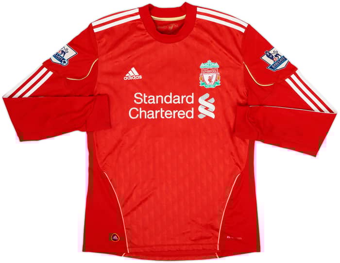 2010-12 Liverpool Home L/S Shirt Torres #9 - 6/10 - (M)