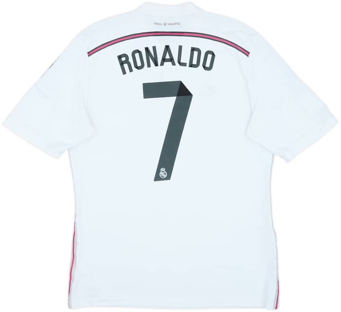 2014-15 Real Madrid Home Shirt Ronaldo #7 - 7/10 - (L)