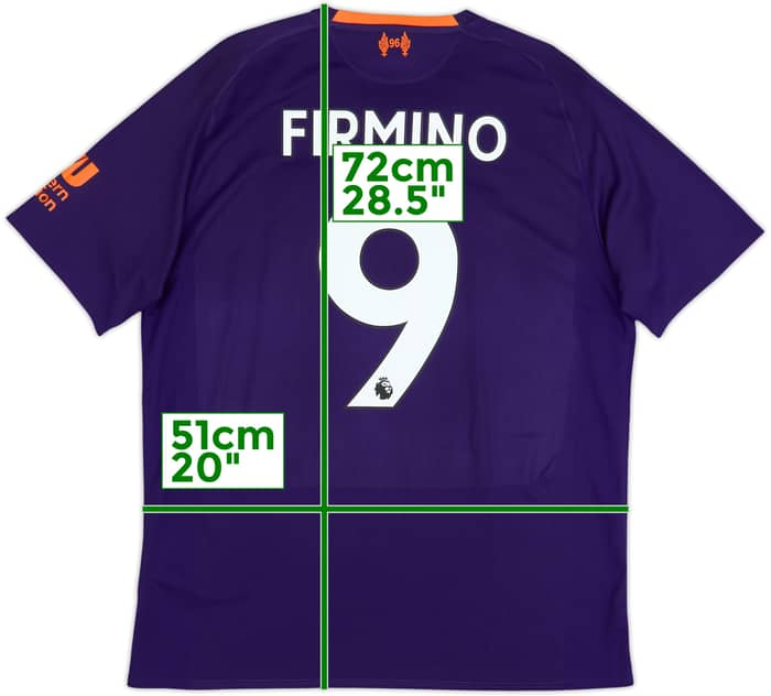 2018-19 Liverpool Away Shirt Firmino #9 - 8/10 - (M)