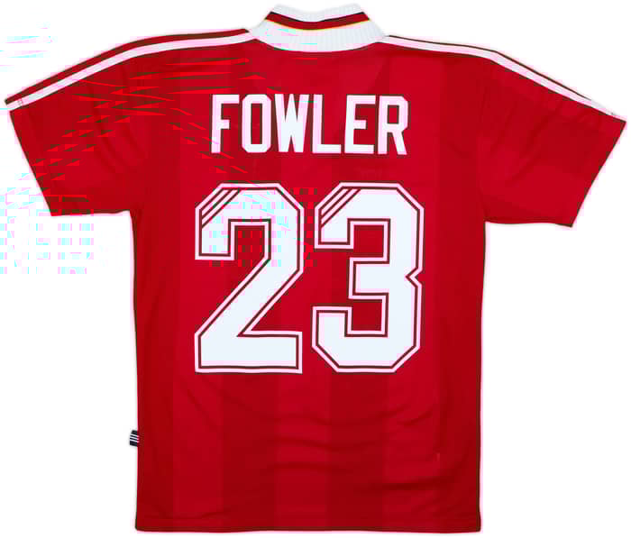 1995-96 Liverpool Home Shirt Fowler #23 - 8/10 - (S)
