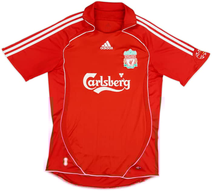 2006-08 Liverpool Camiseta de local Alonso #14 - 5/10 - (M)