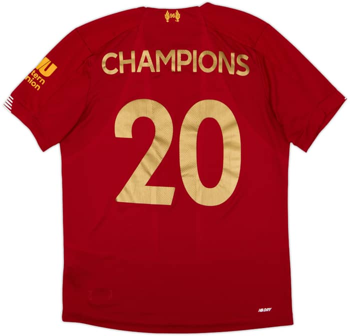 2019-20 Liverpool Home Shirt Champions #20 - 7/10 - (S)