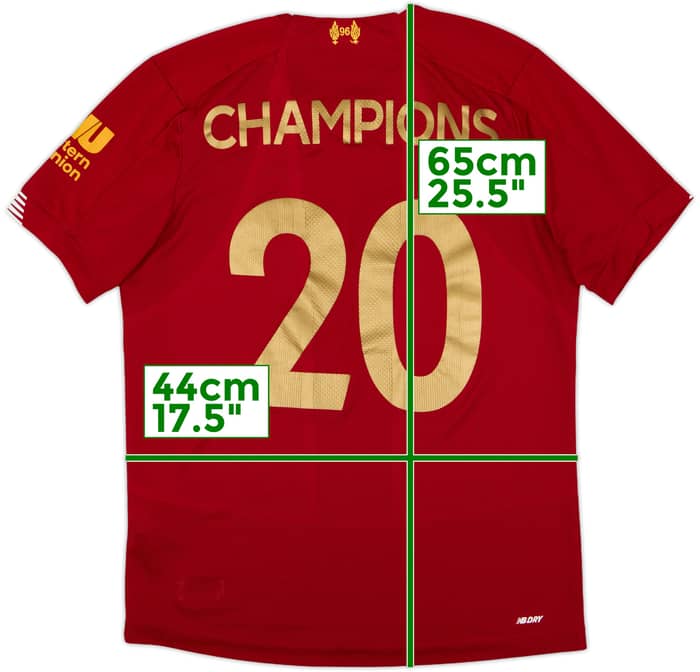 2019-20 Liverpool Home Shirt Champions #20 - 7/10 - (S)