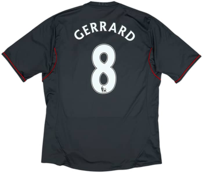 2011-12 Liverpool Camiseta Visitante Gerrard #8 - 6/10 - (L)