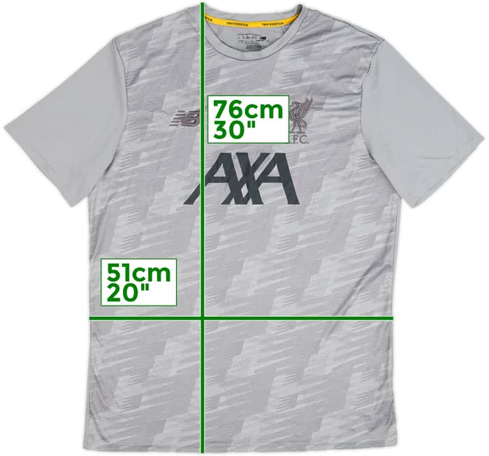 2019-20 Liverpool New Balance Training Shirt - 8/10 - (XL)