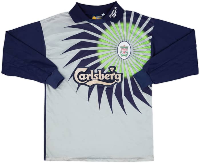 Camiseta de portero del Liverpool 1998-99 James #1 - 6/10 - (S)