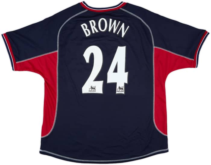 2000-01 Manchester United Third Shirt Brown #24 - 7/10 - (L)