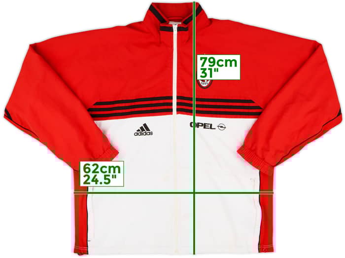 2000-02 AC Milan adidas Track Jacket - 6/10 - (M/L)